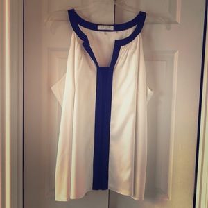 2X Tahari silk blouse